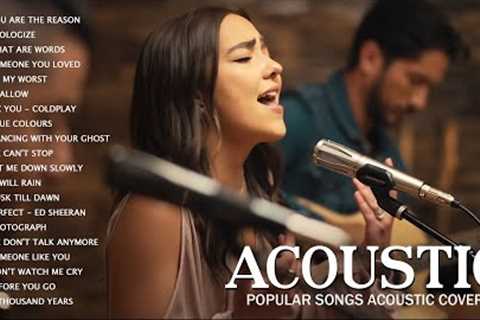 Popular Songs Acoustic Cover / New English Acoustic Music / Soft Acoustic Songs 2022