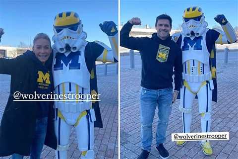 Kelly Ripa in Ann Arbor is a huge supporter of U of M Wrestling