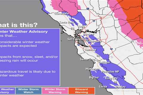 More wintry weather heading towards the Bay Area