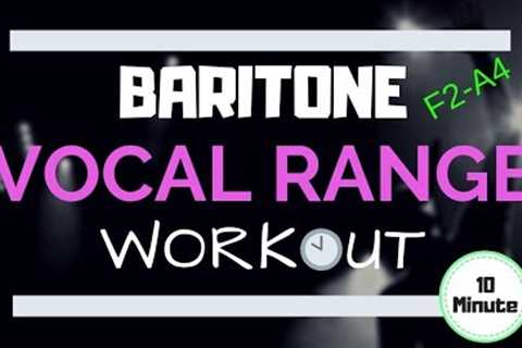 Baritone Vocal Workout - Improve Your Range