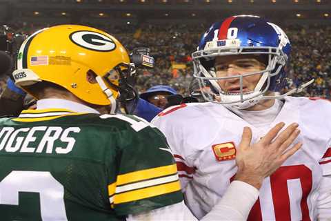 Giants greats Eli Manning, Shaun O’Hara offer advice to Aaron Rodgers