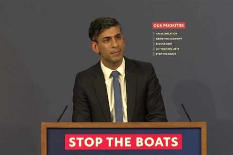 Rishi Sunak vows to do ‘whatever is necessary’ to stop small boats and ban illegal migrants for..