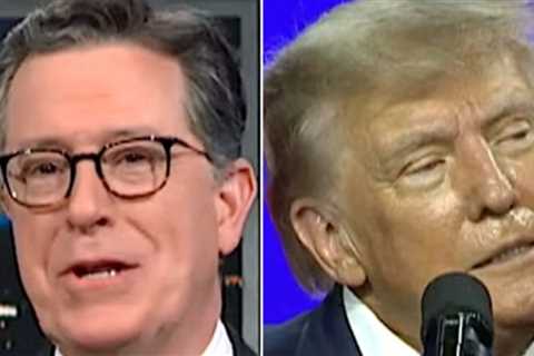 Stephen Colbert Spots Precise Second Trump Speech Turned ‘Actual Creepy, Actual Quick’