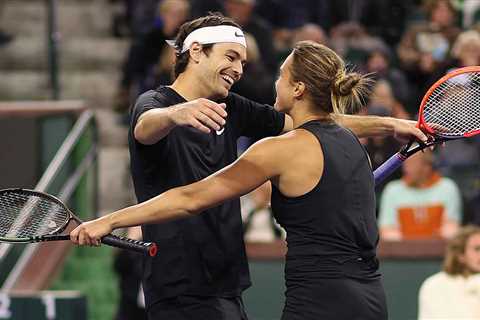 ATP, WTA Stars Unite For Mixed Doubles Exhibition At Indian Wells