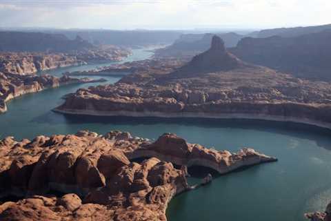 Not only is Lake Powell's water level plummeting because of drought, its total capacity is..