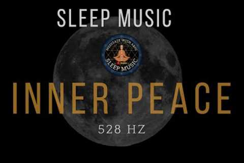 Inner Peace Sleep Music - Black Screen | 528 Hz | Dark Screen | Sleep Aid | 8 hour