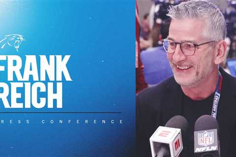 Frank Reich speaks at league meetings