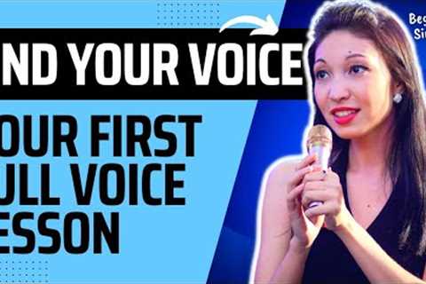 🎶 FIND YOUR VOICE → Full Voice Lesson For Beginners | FREE Singing Exercises