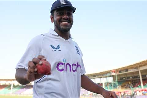 Starlet Rehan Ahmed, aged 18, takes five-wicket haul on debut for England as visitors close in on..