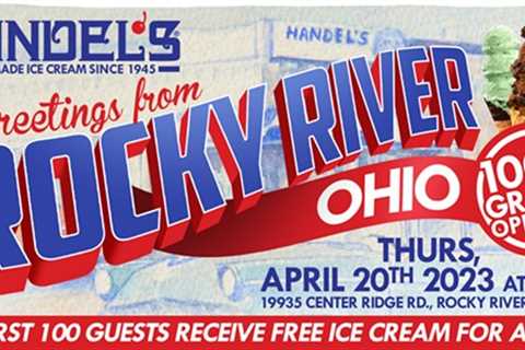 Handel’s Homemade Ice Cream 100th Grand Opening Ceremony at Rocky River, Oh!  |  Handel’s homemade..