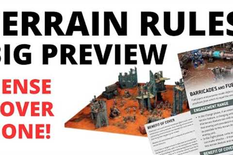 Power Armour is Worse in Cover Now? BIG 10th Edition Terrain Reveals Analysed