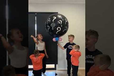 Kids have adorable reaction during gender reveal