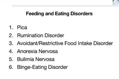 DSM-5 Feeding and Eating Disorders