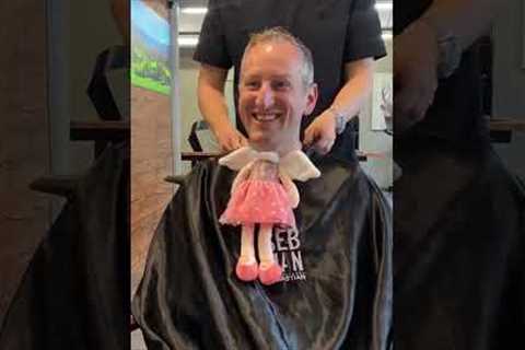 Barber pranks customers with princess dress