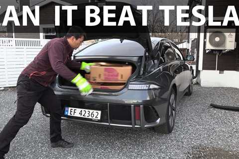 Hyundai Ioniq 6 banana box test