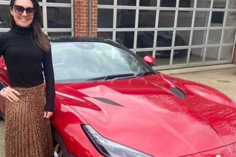 GMB’s Laura Tobin leaves fans staggered as she ‘collects’ £180,000 personalised Ferrari -but..