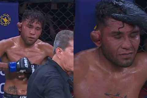 José Peñaloza’s Exploded Cauliflower Ear Leads To Stoppage At UWC 43