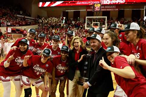 Indiana University women’s basketball team takes 1st place for the first time