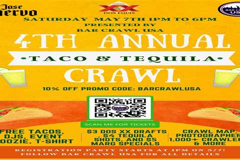 Taco and Tequila Crawl!  – Pub Cleveland