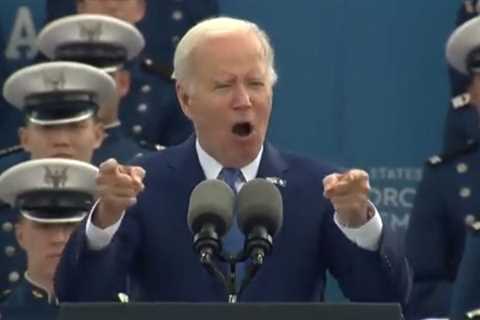 Joe Biden Screams at Air Force Grads about Diversity “That’s Why We’re Strong! That’s Why We’re Who ..