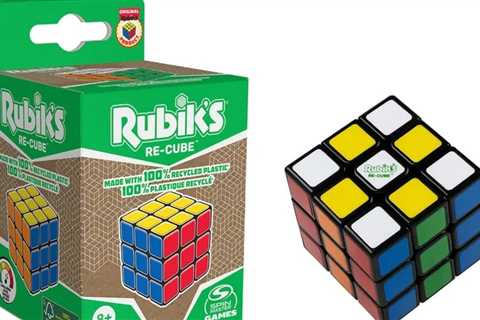 Rubik’s Cubes are now made from one hundred percent recycled plastic