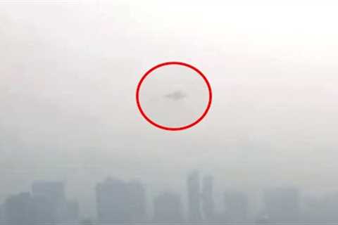 This Man Just Caught Something Big Above New York While Watching The Wildfires Above The City