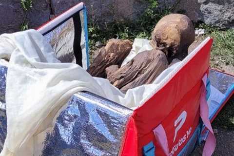 Peru police find pre-Hispanic mummy in ex-delivery man's bag