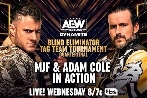 MJF And Adam Cole Set For Tag Team Match On AEW Dynamite