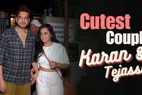 Karan Kundrra is on boyfriend duty as he drops Tejasswi Prakash home, the couple looks adorable..