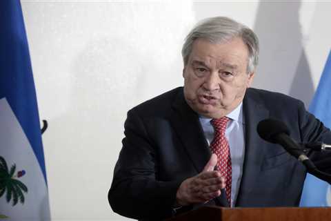 UN chief says Haiti urgently needs international security force and humanitarian aid