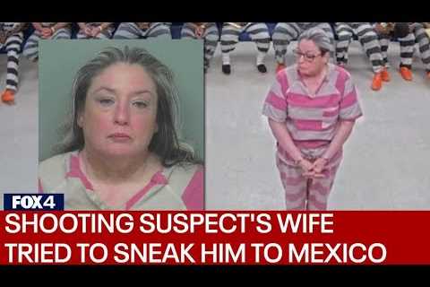 Texas gunman’s wife tried to help him escape to Mexico, investigators say