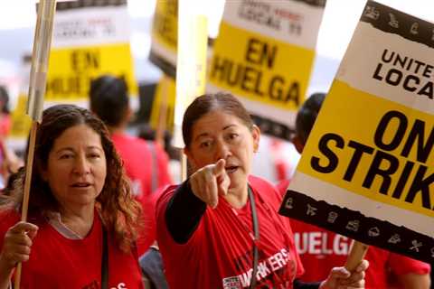 Striking Southern California hotel workers say they can’t keep up