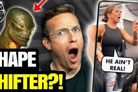 ''That Motherf*cker is NOT Real! | Lady Goes VIRAL After ''Lizard Person'' PANIC Encounter On Flight