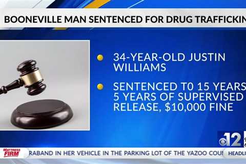 Booneville man sentenced in drug trafficking case