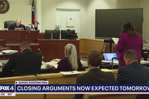 Closing arguments expected Thursday in school shooting