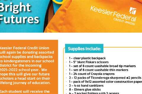 KFCU hosts “Backpacks for Bright Futures” at start of school year