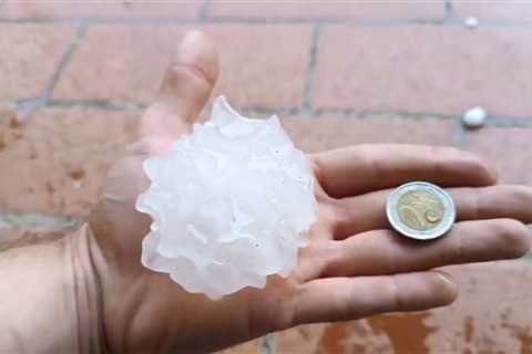 Dramatic hailstorm devastates Italy – days after searing heatwave |  world news