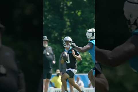 Cookin’ & campin’ 🏕️ #shorts #nfl #carolinapanthers