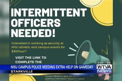 MSU looking for intermittent officers for gamedays and special events