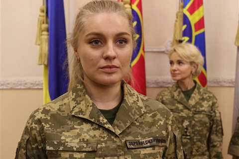 Ukraine unveils military uniforms for women after complaints that ill-fitting men's clothes..