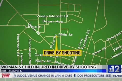 Brookhaven woman, child injured in drive-by shooting