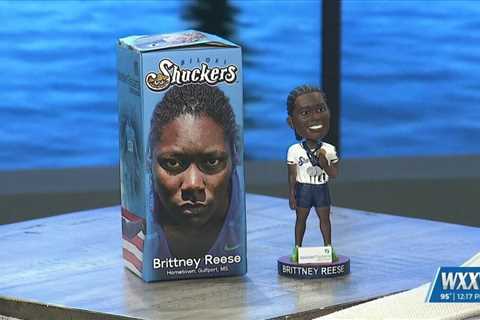 Brittney Reese Bobblehead Giveaway at Saturday’s Biloxi Shuckers game