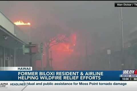 Biloxi native using airline service to help Hawaii wildfire relief efforts