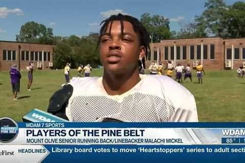 Players of The Pine Belt: Mount Olive RB/LB Malachi Mickel