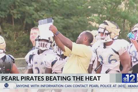 Pearl Pirates stay safe from heat during practice