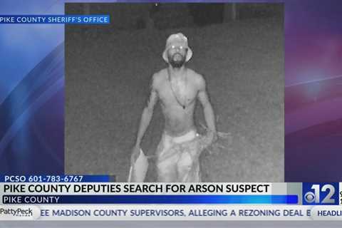 Pike County deputies search for man wanted for arson