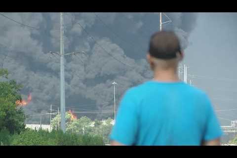 Latest update on massive chemical fire that forced a mandatory evacuation near the St. John refinery