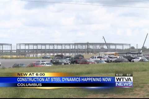 State’s largest economic development, Steel Dynamics, is making progress