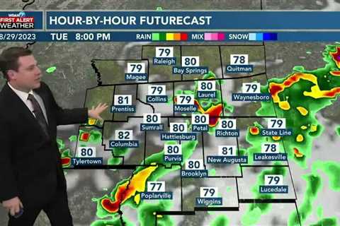 Patrick’s Monday PM Forecast 8/28