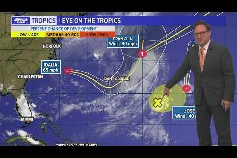 Tropical Update: Idalia now post-tropical, but could redevelop